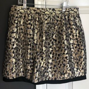 Club Monaco Metallic Skirt